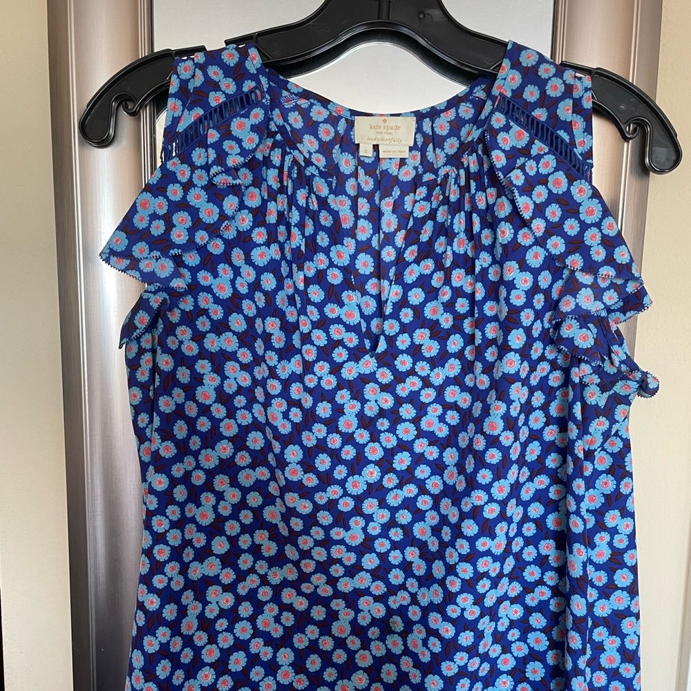 Kate spade silk blouse size small